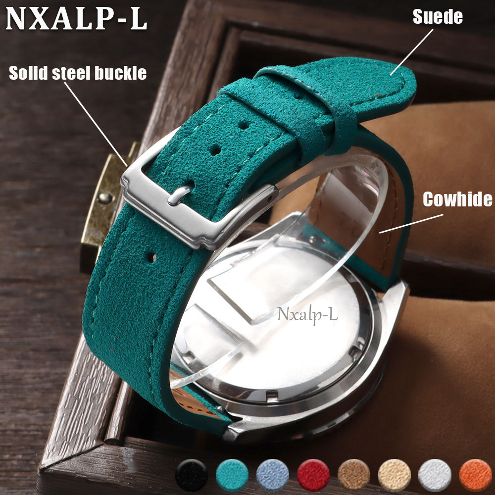Suede Strap Watch - Bracelet de montre en cuir de