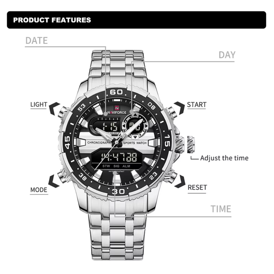 NAVIFORCE-Montre-bracelet anal - Citizen Watch Tsuyosa avis et prix