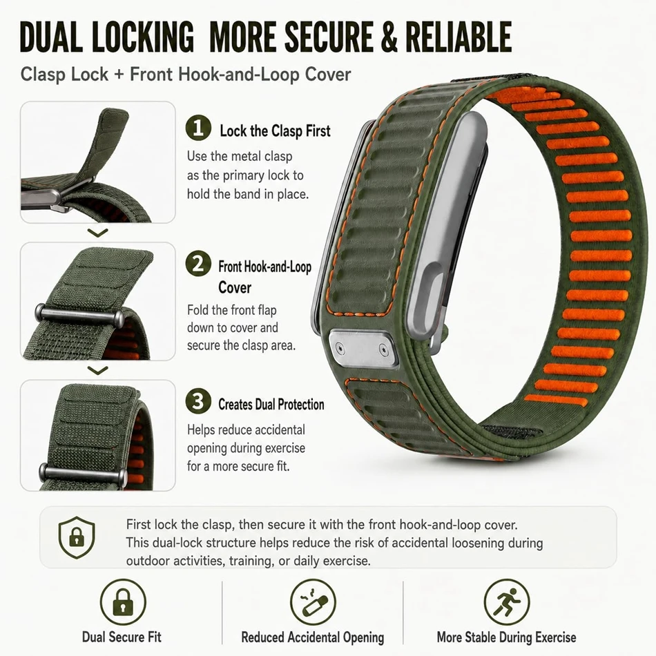Bracelet de montre en nylon et - Sport Loop Velcro avis et prix