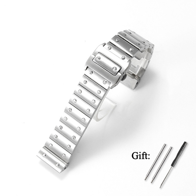Bracelet de montre en acier in - Cartier Watch Santos avis et prix