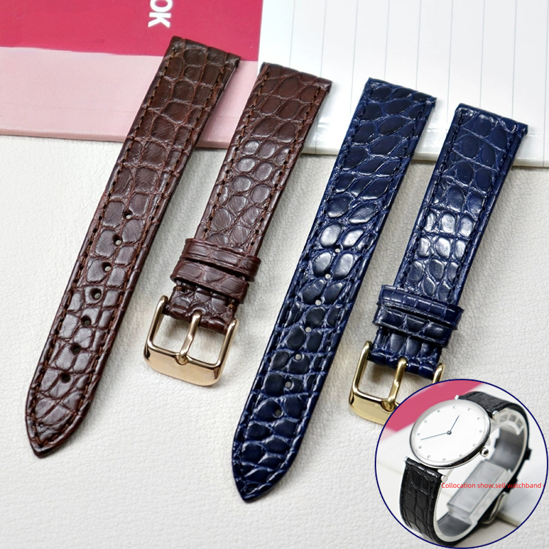 Bracelet en cuir véritable cro - Cartier Watch Santos avis et prix