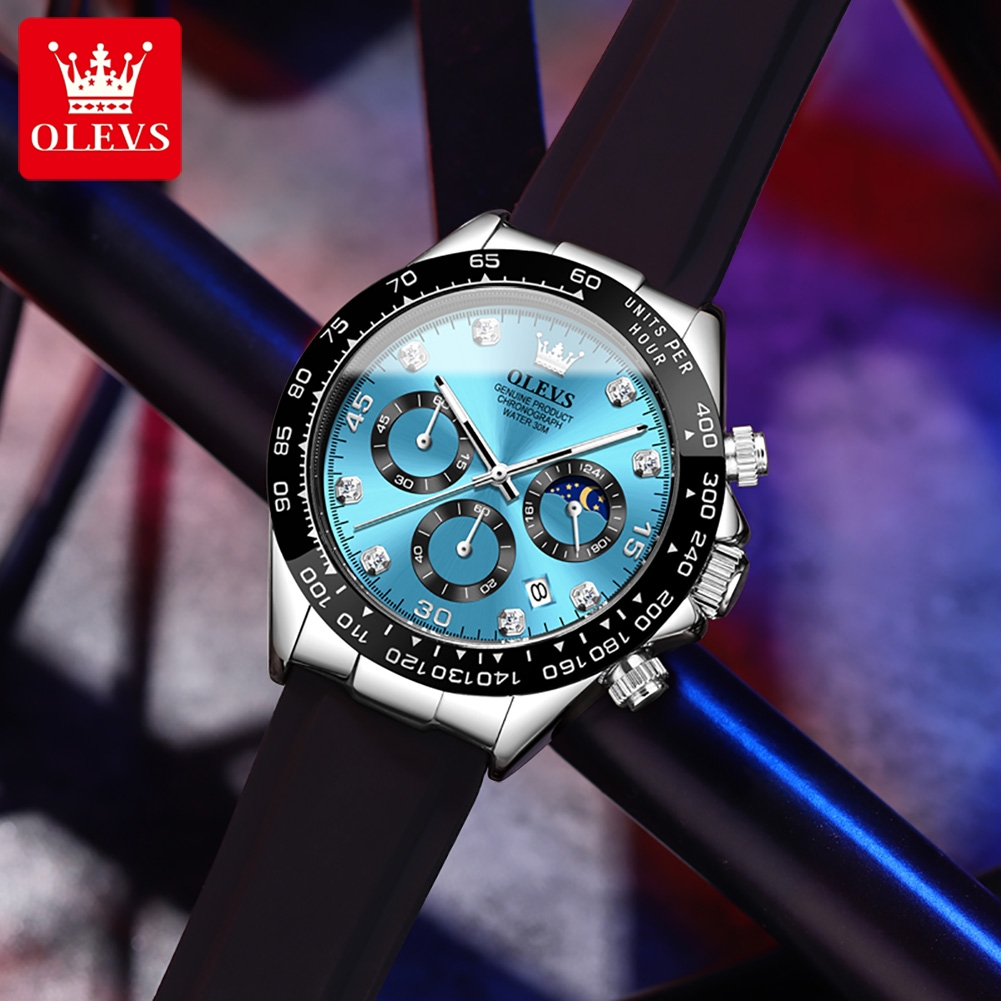 Montre pour homme OLEVS 2875,  - Leather Watch Band Men avis et prix